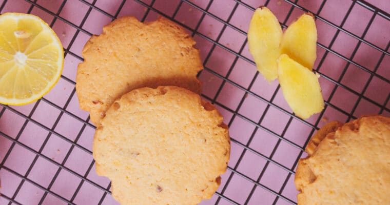Zitronen Ingwer Cookies | fruchtig, vegan & einfach