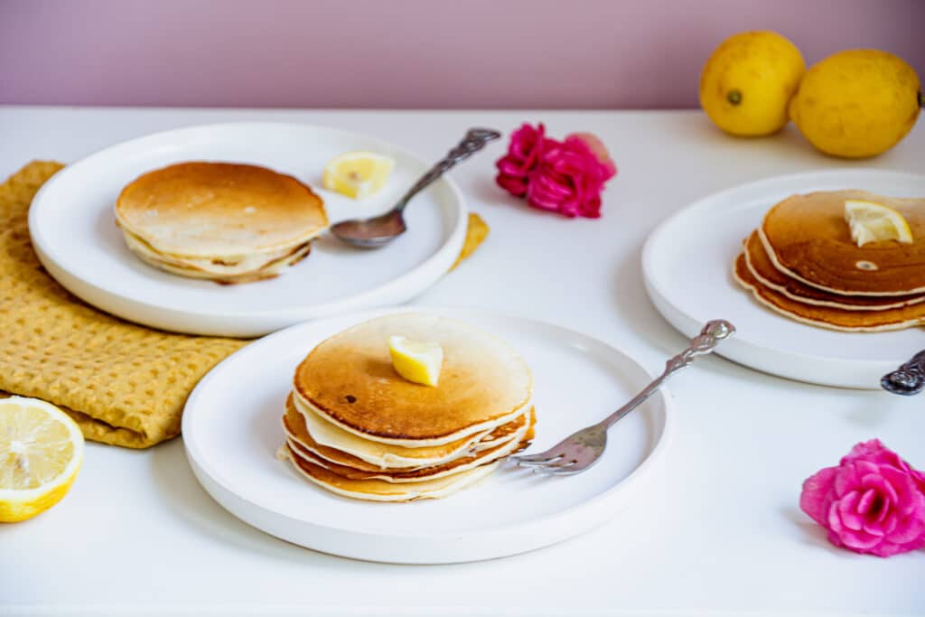 Zitronen Pancakes