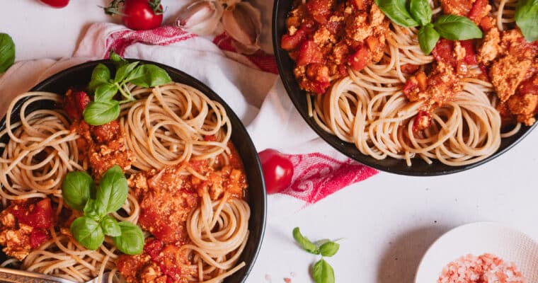 Vegane Spaghetti Bolognese | schnell & einfach