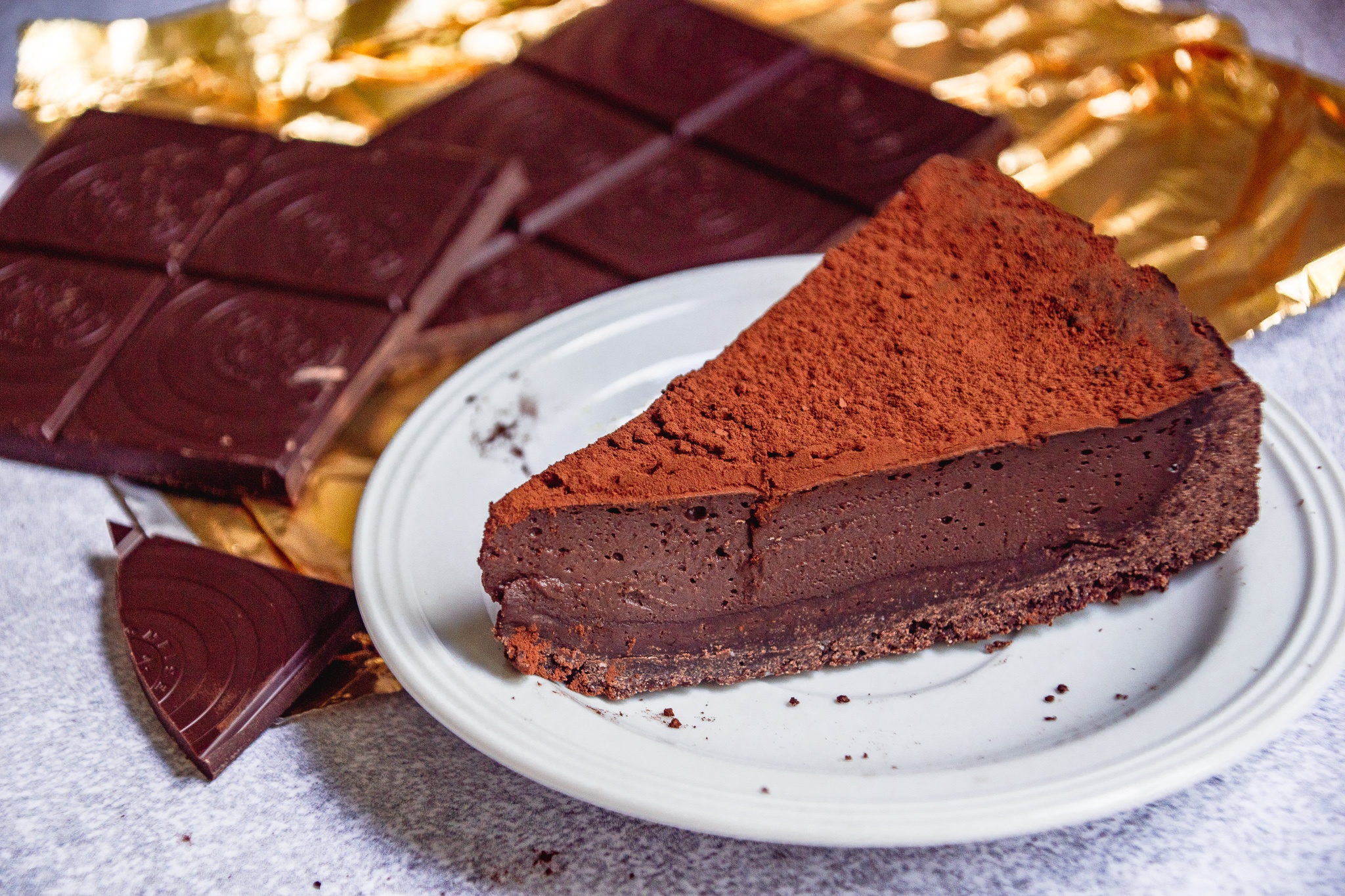 Schoko Cheesecake | schokoladig, vegan & einfach