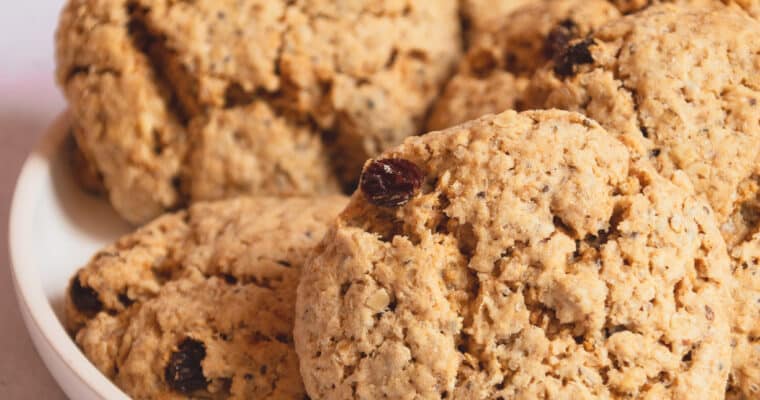 Hafer Rosinen Cookies | vegan & einfach