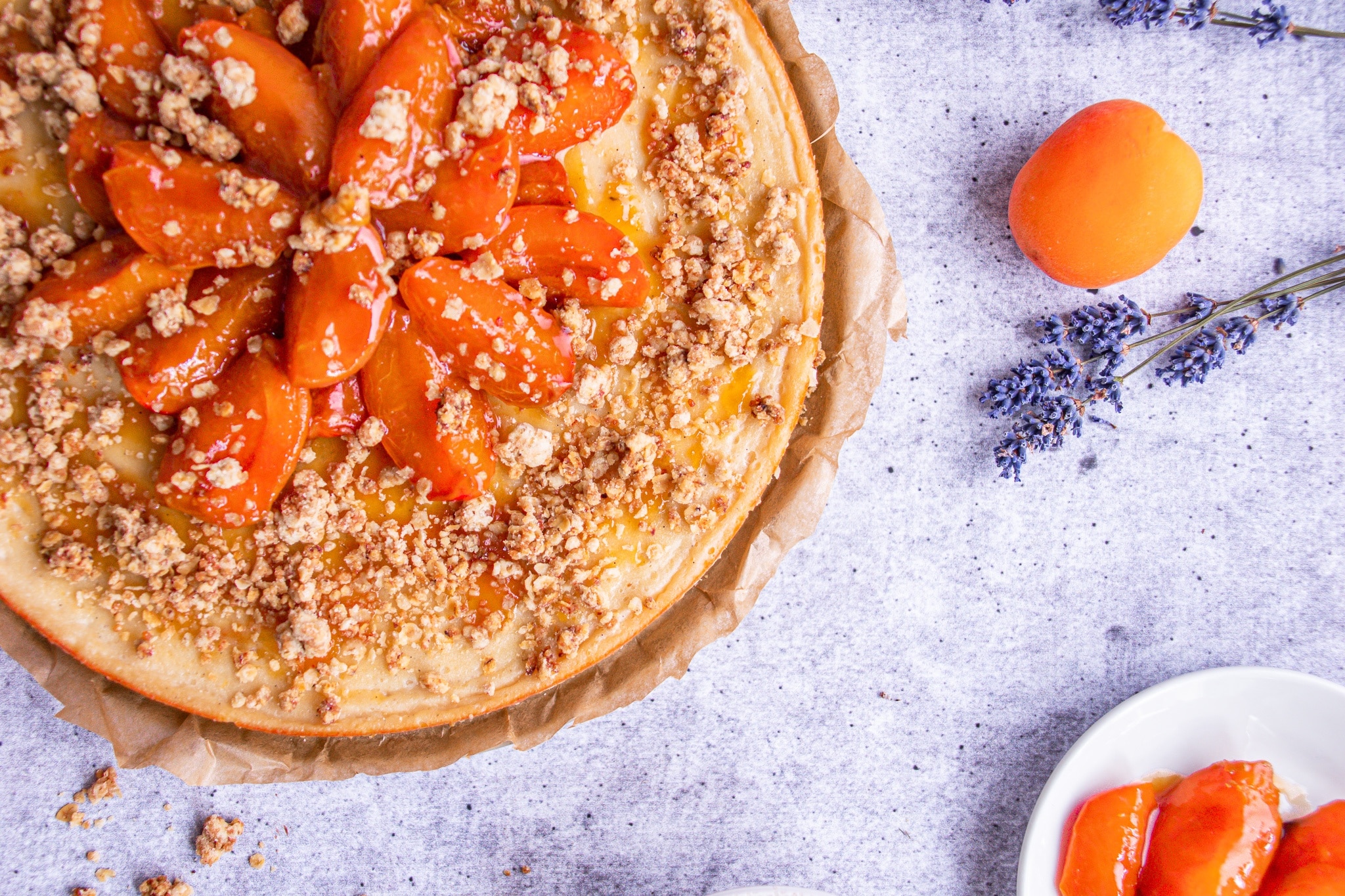 Aprikosen Cheesecake | vegan & einfach