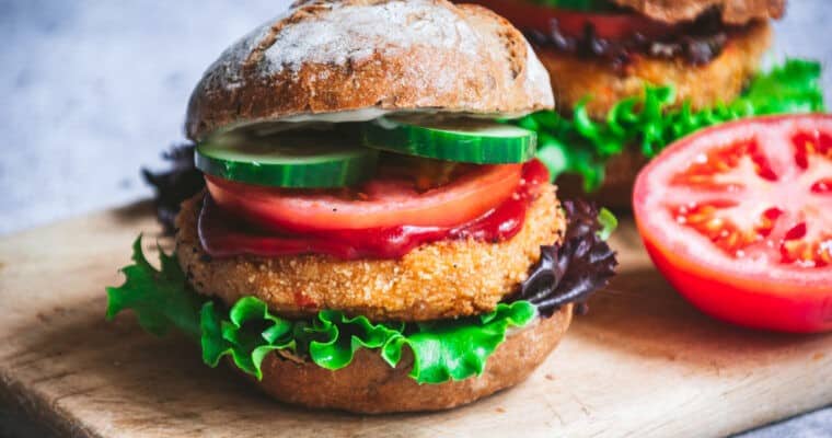 Kichererbsen Burger (Hummus Burger) | vegan & einfach