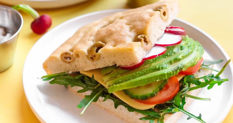 Focaccia Sandwich | vegan & einfach