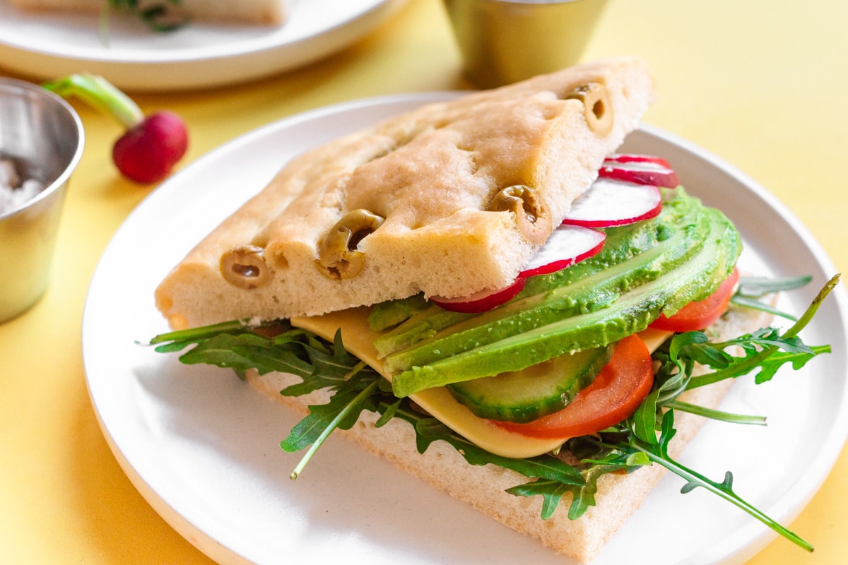 Focaccia Sandwich | vegan & einfach
