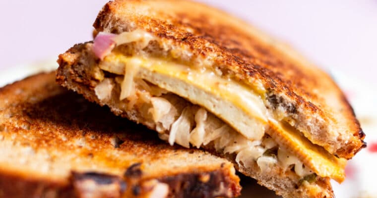 Bestes veganes Sandwich (Reuben) | schnell & einfach