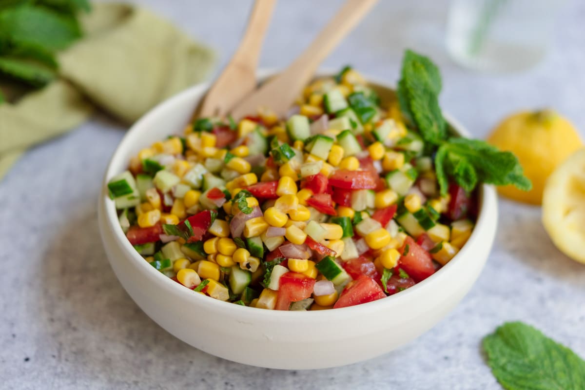 Frischer Mais Salat | lecker & einfach
