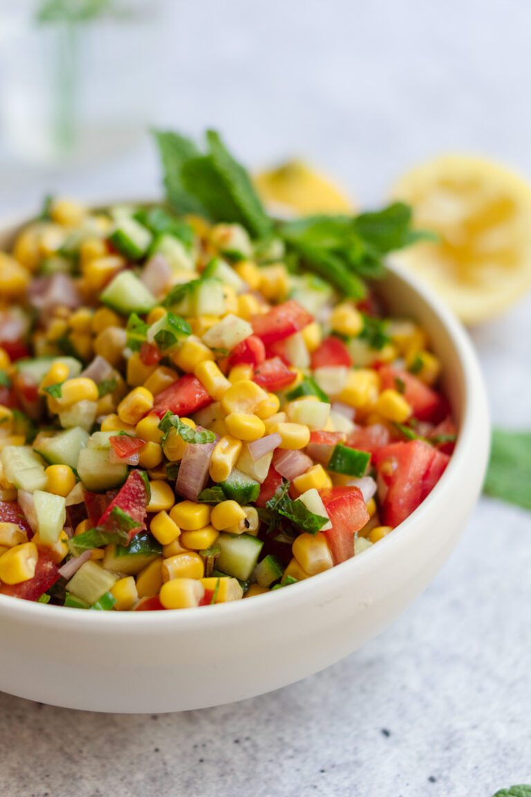 Frischer Mais Salat | lecker & einfach - Veganwonda Frischer Mais Salat | lecker & einfach - Veganwonda