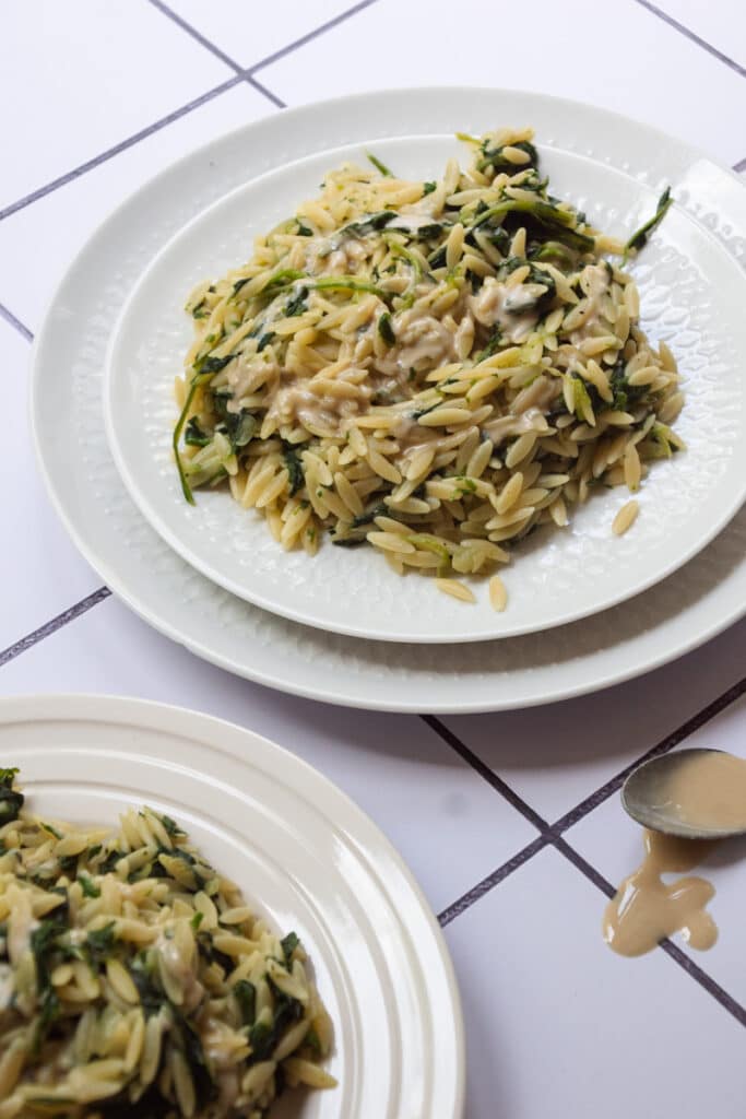 Spinat Orzo