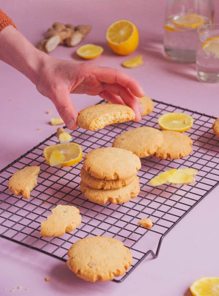Zitronen Ingwer Cookies