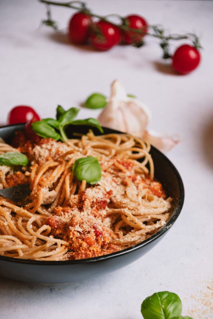 vegane Spaghetti Bolognese