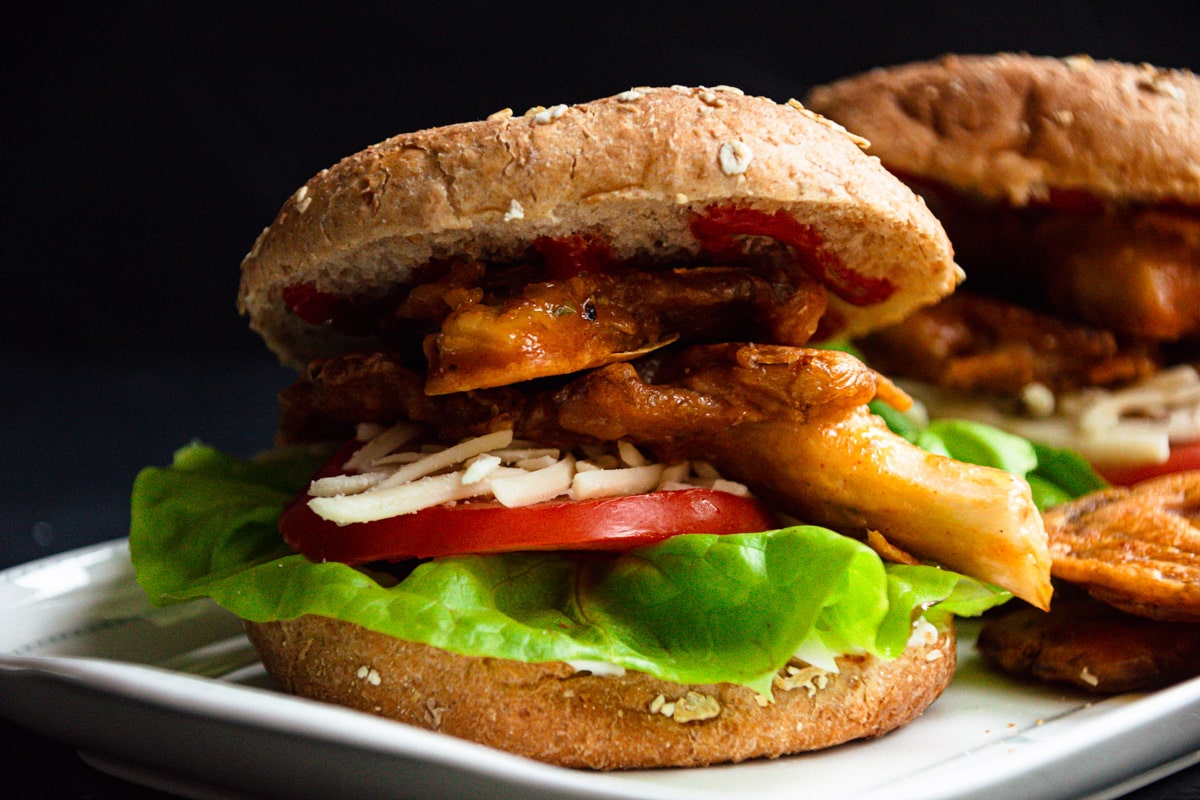 Austernpilz Burger | vegan & einfach