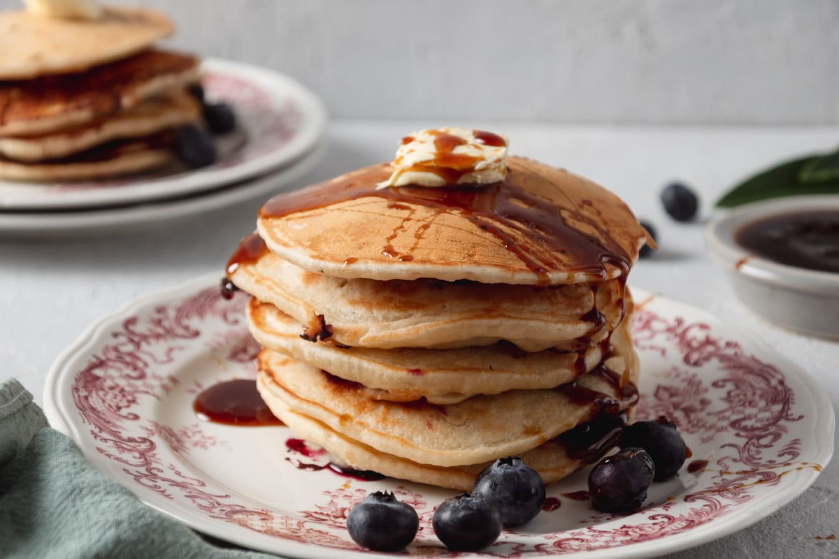 Blaubeer Pancakes | vegan & einfach
