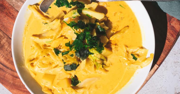 Weißkohl Curry | vegan & einfach
