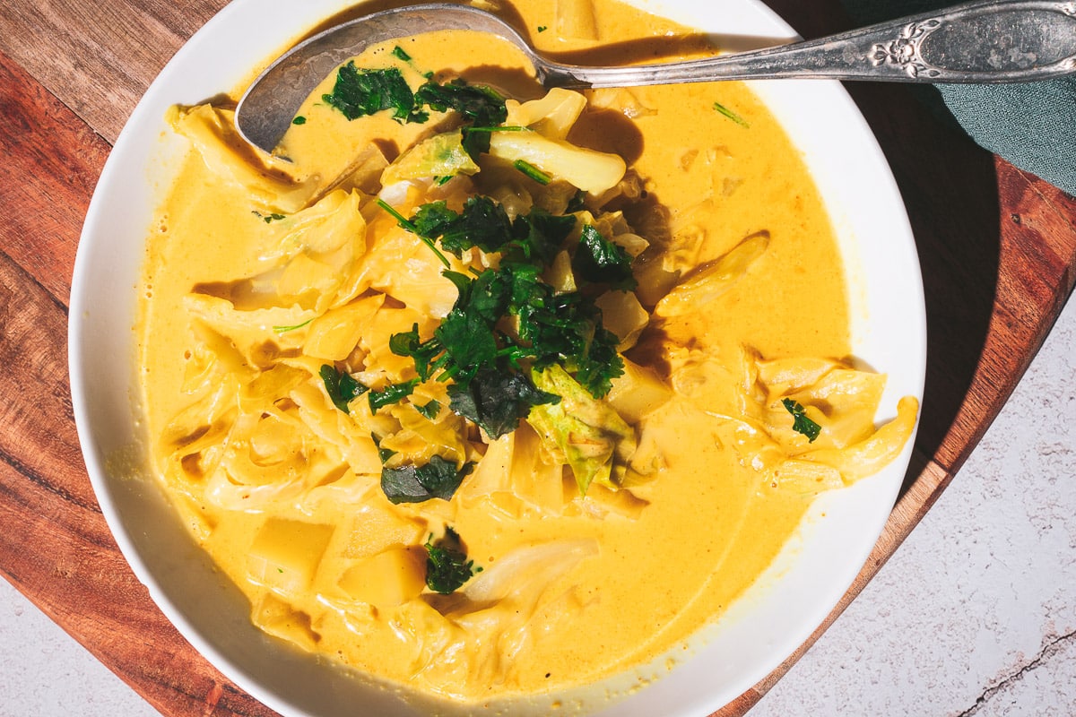 Weißkohl Curry | vegan & einfach