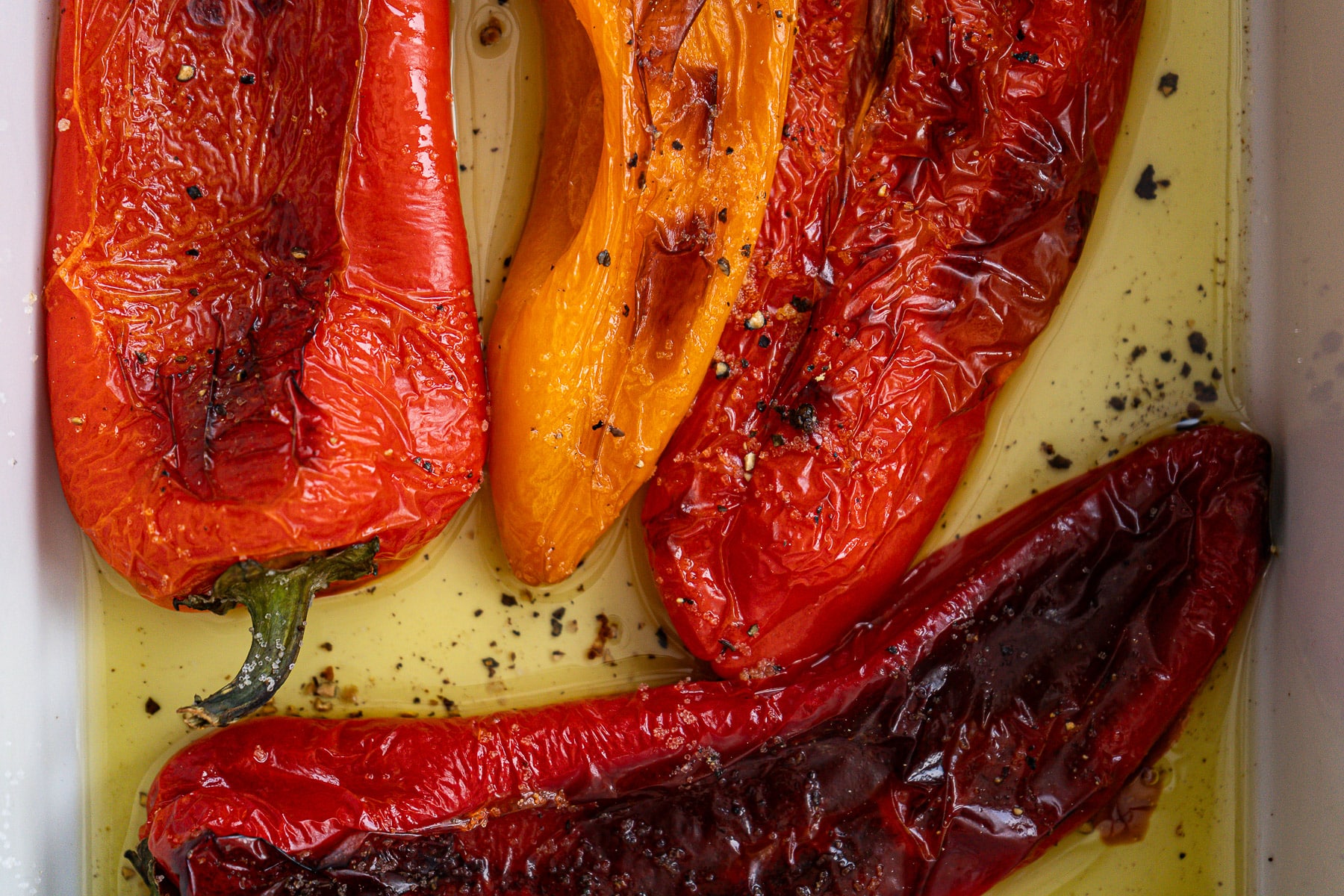 Paprika im Ofen (Antipasti) | lecker & einfach