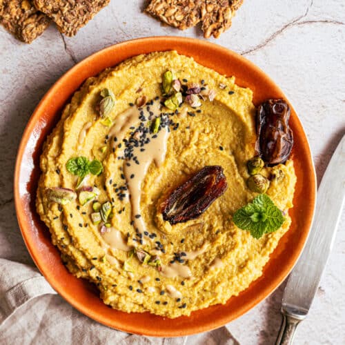 Dattel Curry Hummus