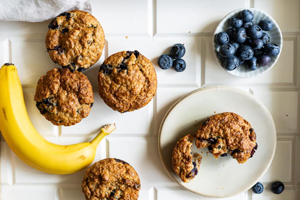 Haferflocken Muffins ohne Ei