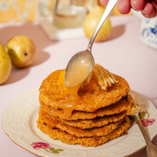 Vegane Kürbis Pancakes