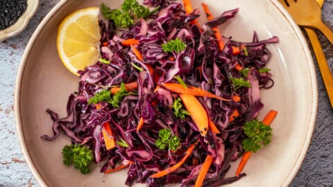 Rotkohl Salat