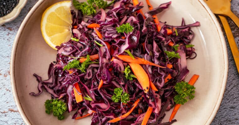 Rotkohl Salat | frisch, lecker & einfach