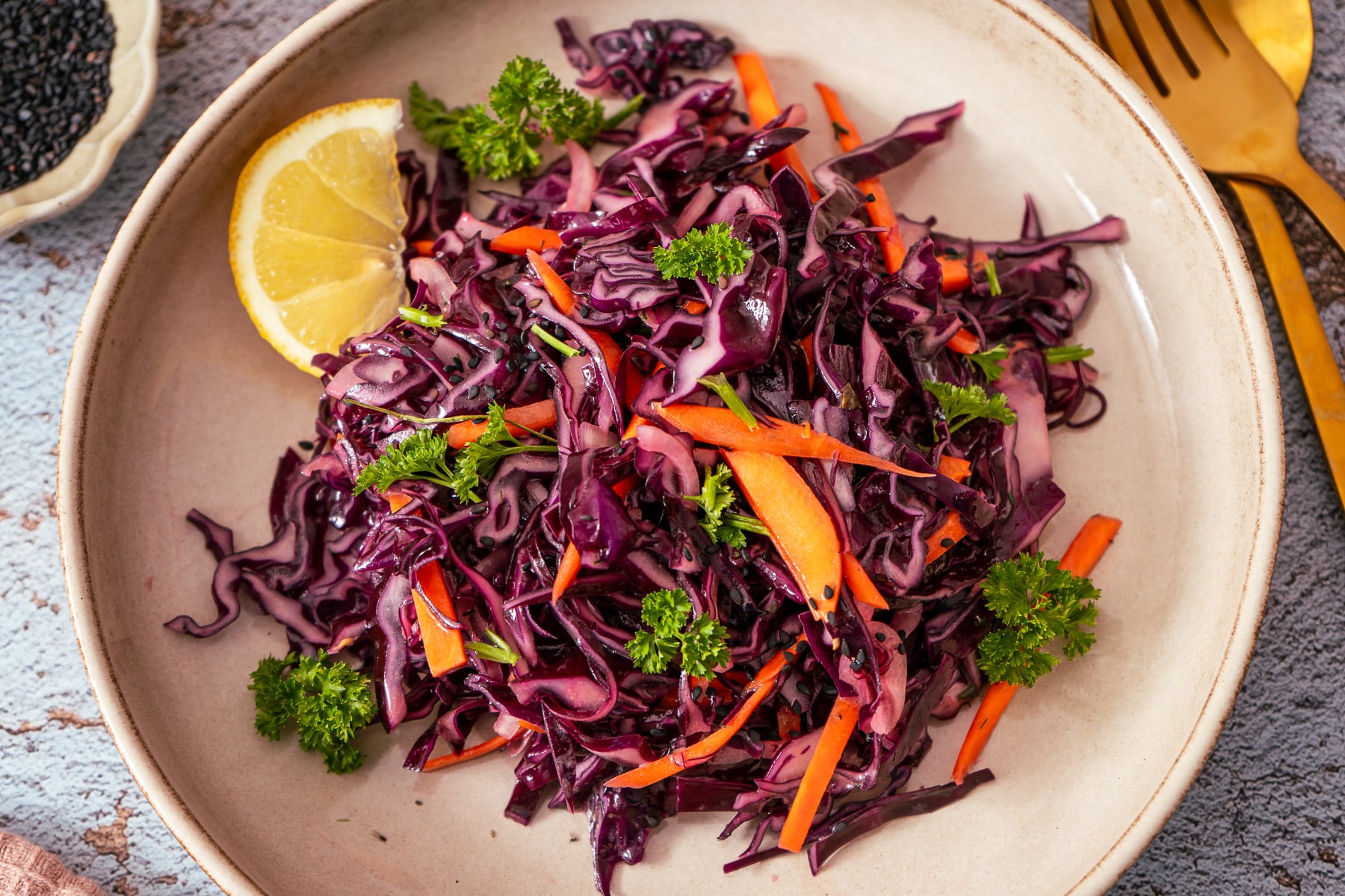 Rotkohl Salat | frisch, lecker & einfach